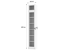 Изображение товара Книжный шкаф Билли 382 white ИКЕА (IKEA) на сайте adeta.ru