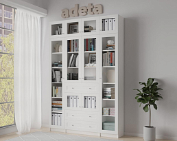 Изображение товара Книжный шкаф Билли 364 white ИКЕА (IKEA) на сайте adeta.ru