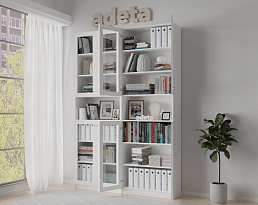 Изображение товара Книжный шкаф Билли 393 white ИКЕА (IKEA) на сайте adeta.ru