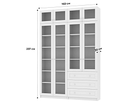 Изображение товара Книжный шкаф Билли 363 white ИКЕА (IKEA) на сайте adeta.ru